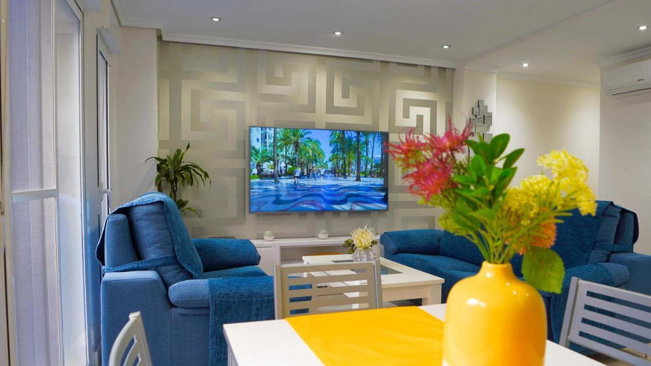 Stylish & Spacious Family Apartment Near Beach & Vibrant Historic Market Alicante Luaran gambar