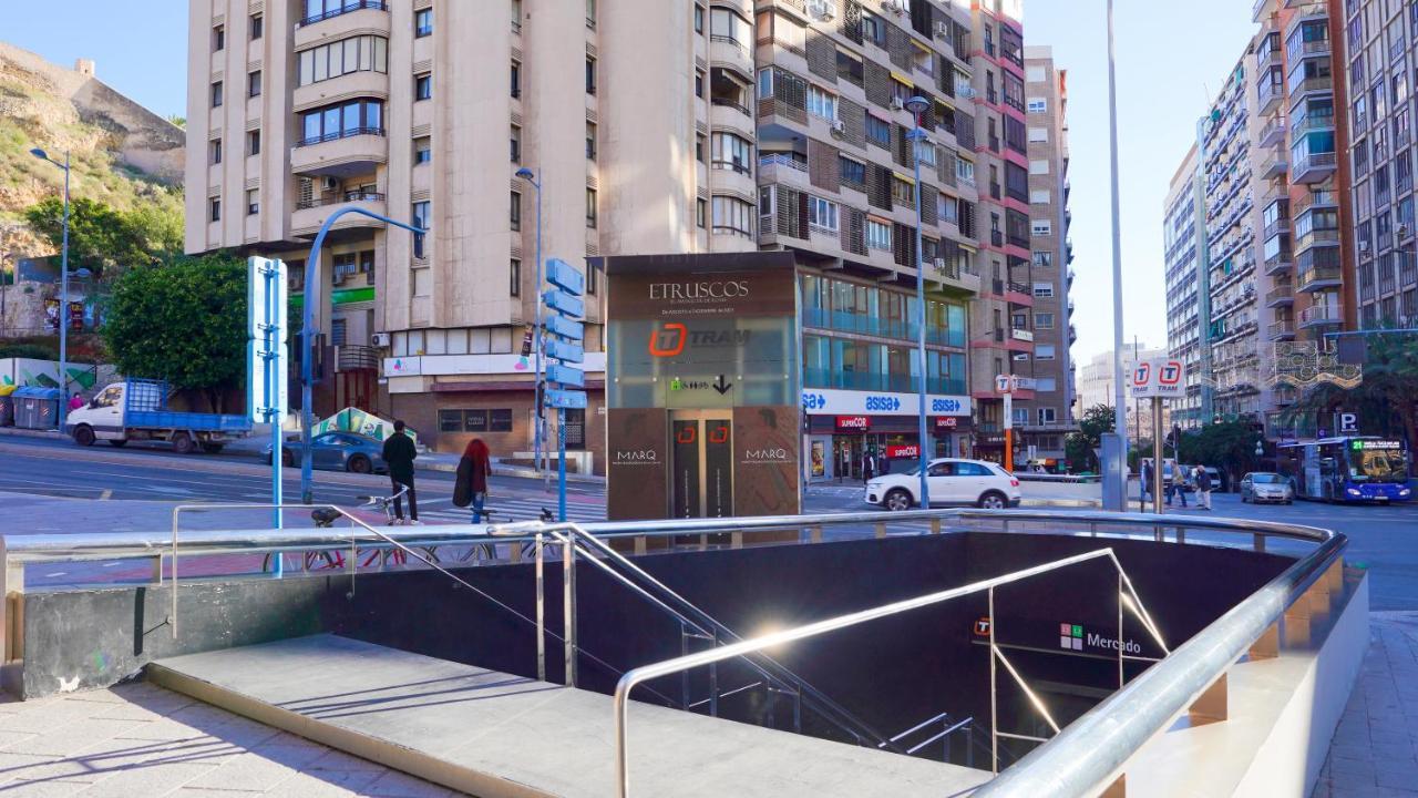 Stylish & Spacious Family Apartment Near Beach & Vibrant Historic Market Alicante Luaran gambar